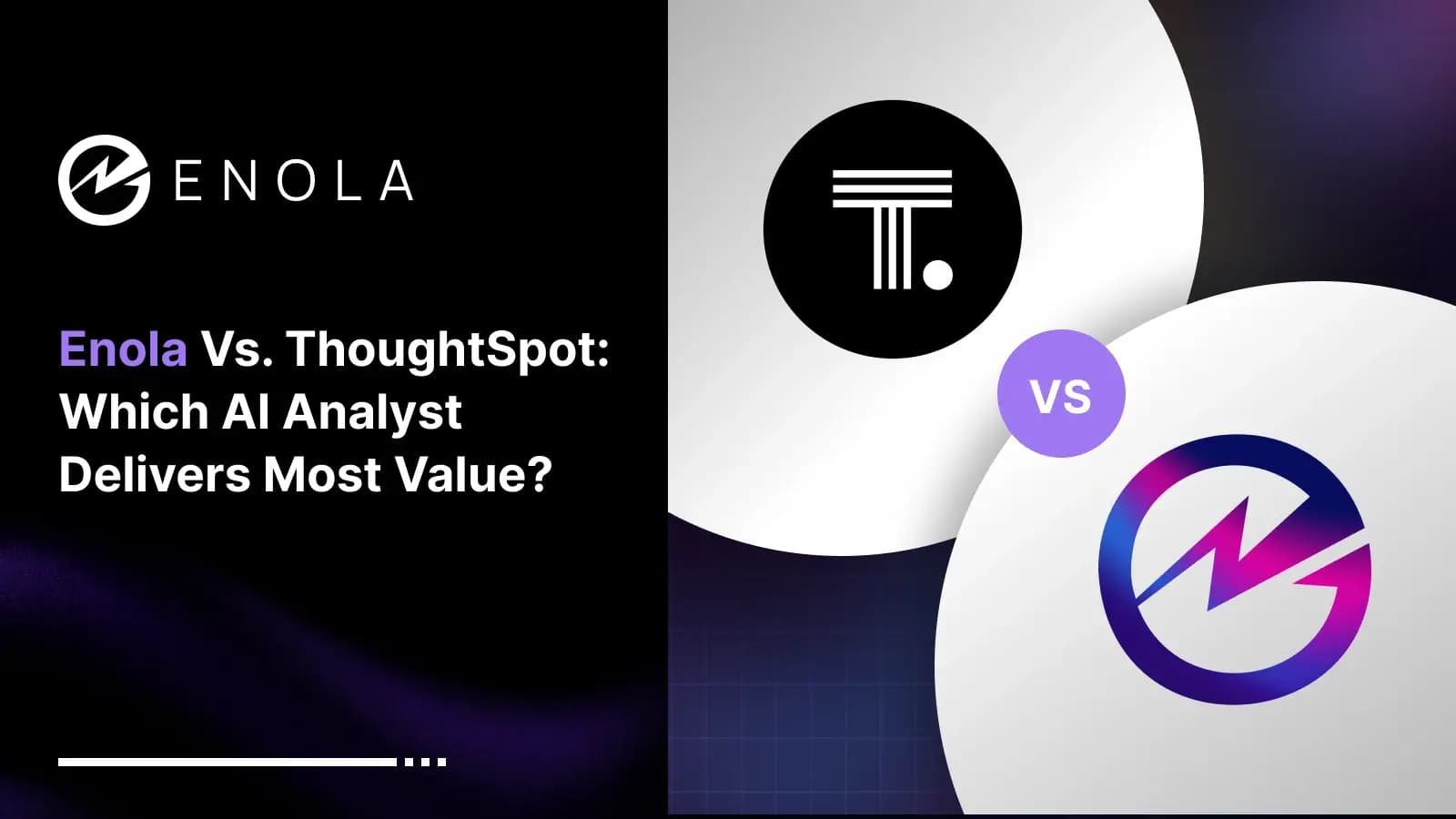 Enola vs. ThoughtSpot: Which AI Analyst Delivers Most Value?