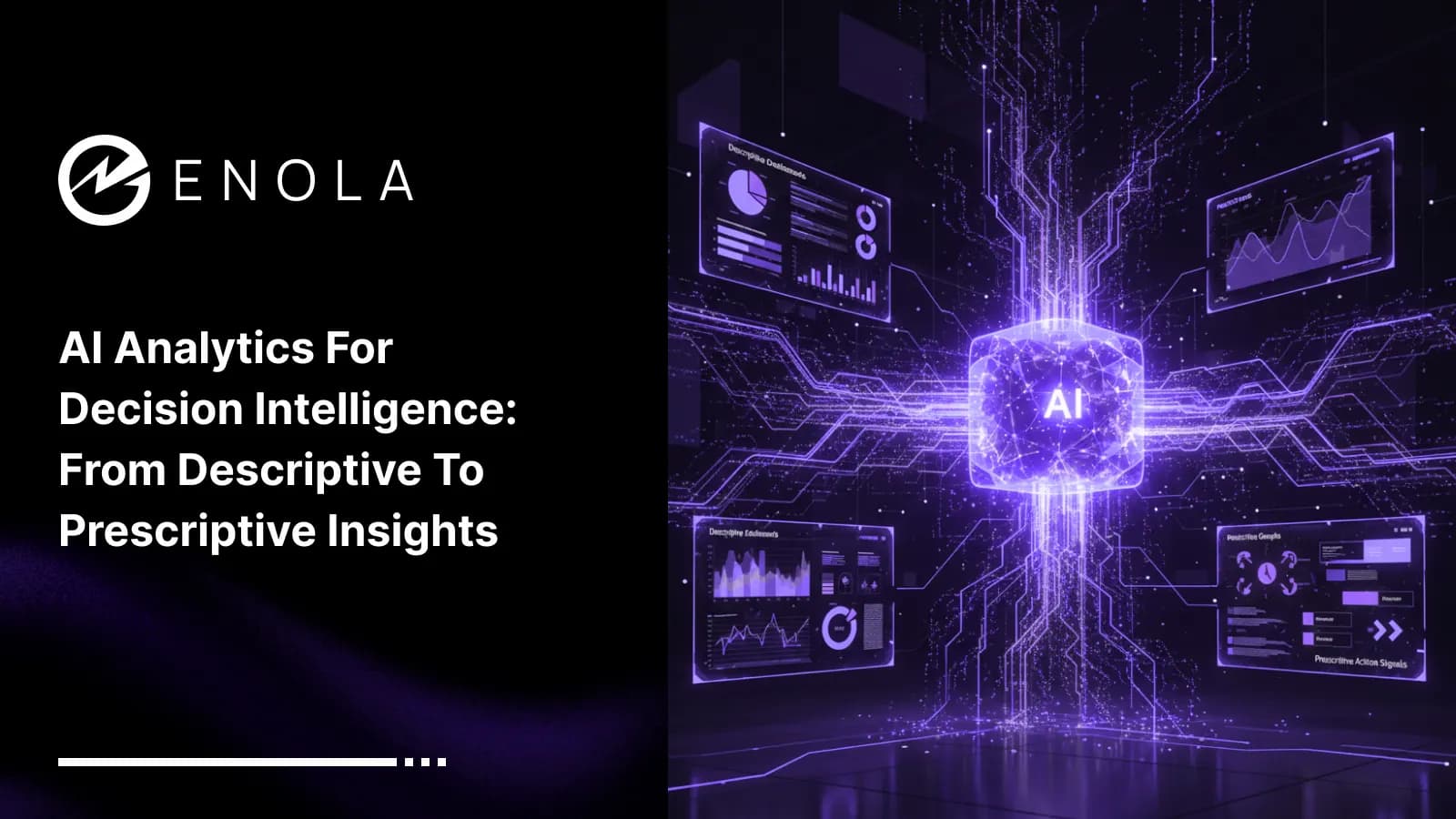 AI Analytics for Decision Intelligence: From Descriptive to Prescriptive Insights