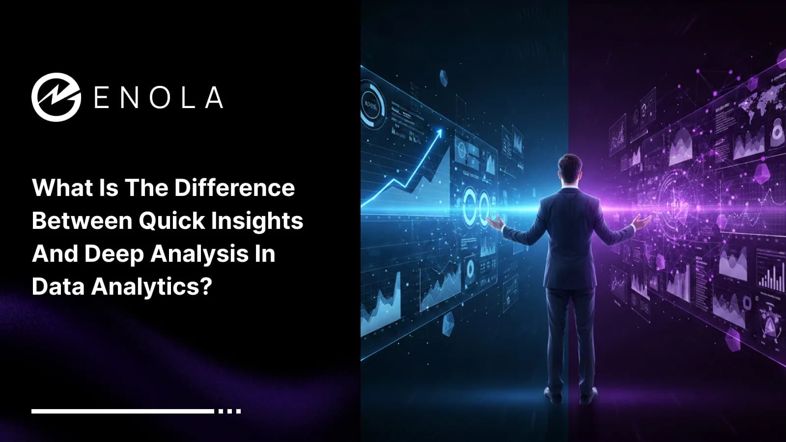 What Is the Difference Between Quick Insights and Deep Analysis in Data Analytics?